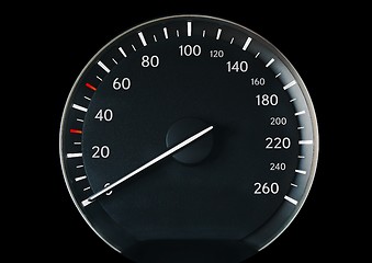 Image showing Speedometer of a car