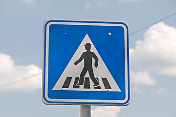 Image showing Pedestrian Crossing Sign