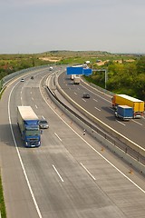 Image showing Highway with low traffic