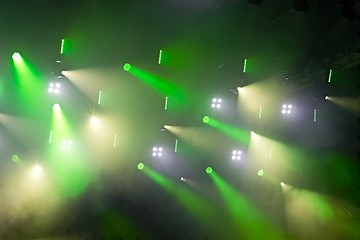Image showing Colorful Concert Lighting