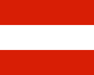 Image showing Colored flag of Austria