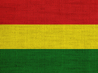 Image showing Textured flag of Bolivia in nice colors