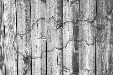 Image showing Map of Slovakia on weathered wood