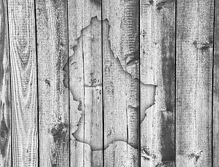 Image showing Map of Luxembourg on weathered wood