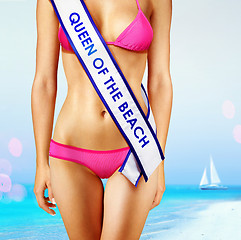 Image showing Queen of the beach