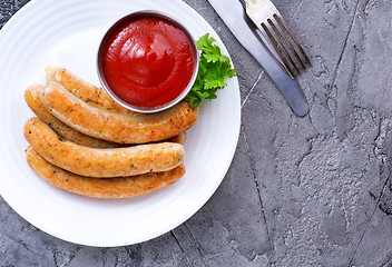 Image showing sausages