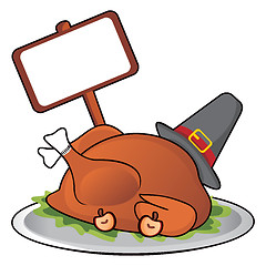 Image showing Thanksgiving dinner