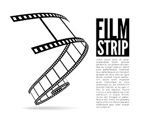 Image showing Film strip vector illustration