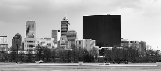 Image showing Downtown City Skyline Indianapolis Indianna USA