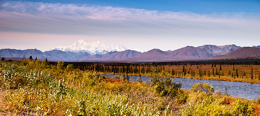 Image showing Denali Range Mt McKinley Alaska North America