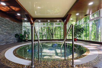 Image showing Big luxury jacuzzi tub