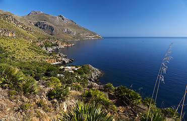 Image showing Landscape, Lo Zingaro Nature Reserve in Sicily, Italy