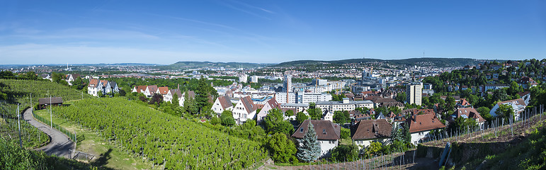 Image showing panoramic view to Stuttgart