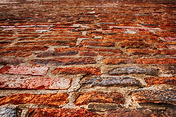 Image showing red brick wall