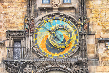 Image showing prague clock tower