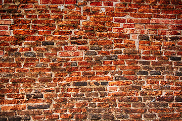 Image showing red brick wall