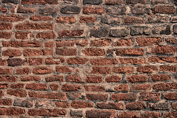 Image showing wall old bricks texture