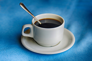 Image showing breakfast cup of coffee