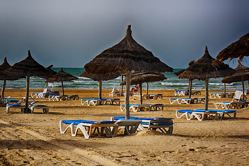 Image showing djerba beach and sea