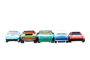 Image showing metal toy car collection