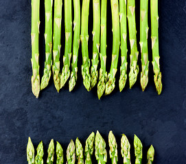 Image showing Fresh Asparagus Sprouts