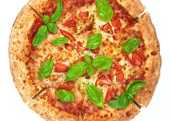 Image showing Homemade Margherita Pizza