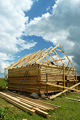 Image showing Building Of A Bathhouse