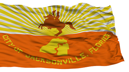 Image showing Isolated Jacksonville City Flag, United States of America