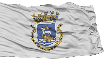 Image showing Isolated San Juan Flag, Waving on White Background