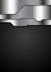 Image showing Abstract metal corporate background