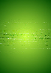 Image showing Green abstract geometric background