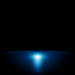 Image showing Dark blue abstract tech background