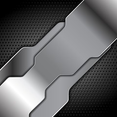 Image showing Abstract metal background