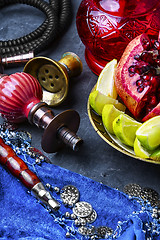 Image showing Hookah with taste of tropical fruits