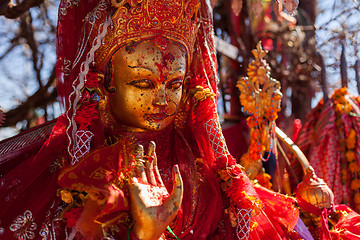Image showing Statue of Pathibhara Devi