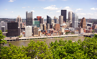 Image showing Pittsburgh Pennsylvania Downtown City Skyline 