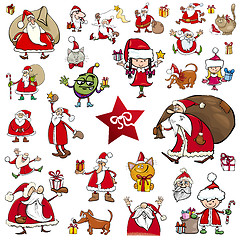 Image showing christmas characters cartoons