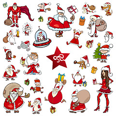 Image showing christmas theme cartoons