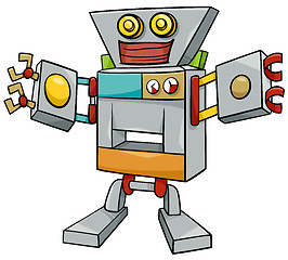 Image showing robot cartoon character