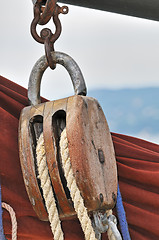 Image showing Old sailing equipment