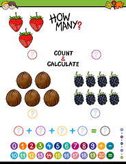 Image showing educational mathematical worksheet