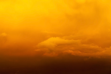 Image showing the sky at sunset