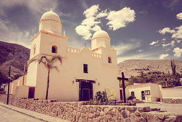 Image showing Tilcara church, Argentina