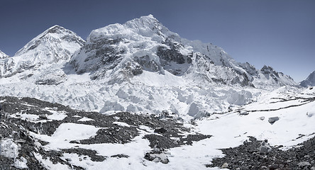 Image showing On the way to Everest with khumbu icefall