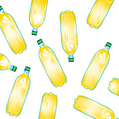 Image showing Bottles with juice