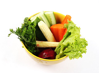 Image showing Vegetable salad