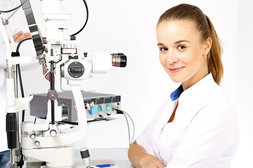 Image showing Ophthalmology, eye doctors office.