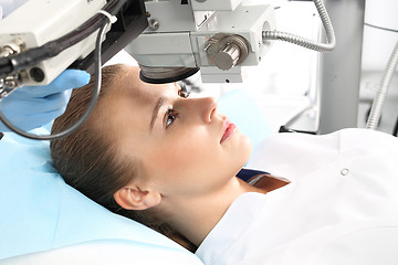 Image showing Laser vision correction. Eye clinic, laser vision correction.