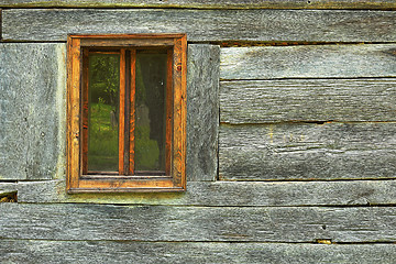 Image showing window on old romanian traditional house