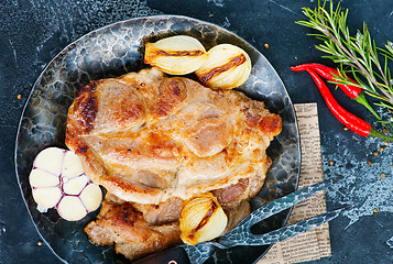 Image showing fried meat